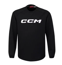 Hanorac pentru bărbați CCM LOCKER ROOM Sweather black, Senior