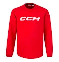 Hanorac pentru bărbați CCM  LOCKER ROOM Sweather Red S