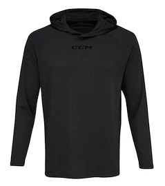 Hanorac pentru bărbați CCM LS Premium Training Hoodie Black