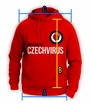 Hanorac pentru bărbați Czech Virus  Unisex Red