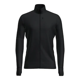 Hanorac pentru bărbați Icebreaker Merino 260 Quantum IV LS Zip Black