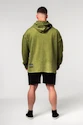 Hanorac pentru bărbați Nebbia  Washed-off Oversized Pullover Hoodie NO BS Green