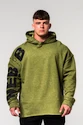 Hanorac pentru bărbați Nebbia  Washed-off Oversized Pullover Hoodie NO BS Green