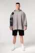 Hanorac pentru bărbați Nebbia  Washed-off Oversized Pullover Hoodie NO BS Light Grey