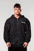 Hanorac pentru bărbați Nebbia  Washed-off Zip Up Hoodie GYM BRO Black