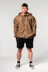 Hanorac pentru bărbați Nebbia  Washed-off Zip Up Hoodie GYM BRO Light Brown