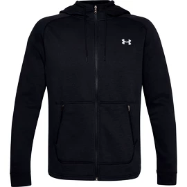 Hanorac pentru bărbați Under Armour Charged Cotton Fleece FZ Hoodie black