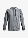 Hanorac pentru bărbați Under Armour  Essential Fleece FZ Hood-GRY