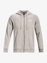 Hanorac pentru bărbați Under Armour  Essential Fleece FZ Hood-GRY