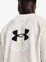 Hanorac pentru bărbați Under Armour  Essential Heritge Flc Crw-WHT