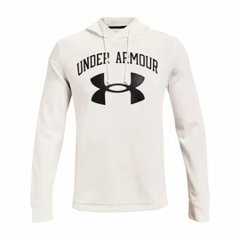 Hanorac pentru bărbați Under Armour RIVAL TERRY BIG LOGO HD white