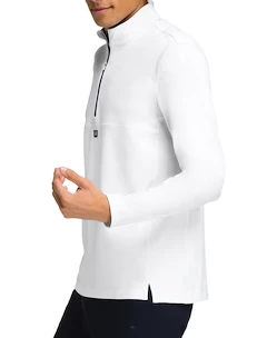 Hanorac pentru bărbați Wilson  M Elevate Performance 1/2 Zip Bright White