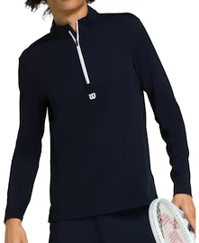 Hanorac pentru bărbați Wilson  M Elevate Performance 1/2 Zip Navy