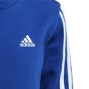 Hanorac pentru copii adidas  Essentials 3-Stripes Crew Neck Royal Blue