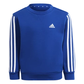 Hanorac pentru copii adidas Essentials 3-Stripes Crew Neck Royal Blue