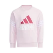 Hanorac pentru copii adidas  Graphic Crew Neck Clear Pink