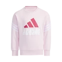 Hanorac pentru copii adidas  Graphic Crew Neck Clear Pink