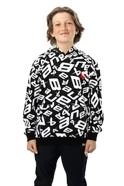 Hanorac pentru copii Bauer Scramble Hoodie Black/White