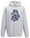 Hanorac pentru copii Official Merchandise  Czech Hockey Lion Grey 5 - 6 ani