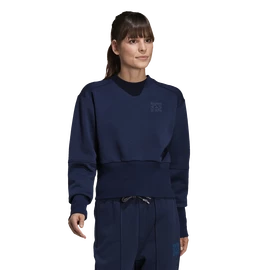 Hanorac pentru femei adidas KK Sweat Crew Night Indigo