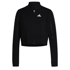 Hanorac pentru femei adidas Tennis Primeknit Jacket Primeblue Aeroready Black