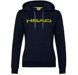 Hanorac pentru femei Head Club Rosie Hoodie Dark Blue/Yellow