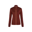 Hanorac pentru femei Icebreaker Merino 260 Quantum IV LS Zip Port/Cedar Wood