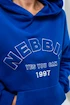 Hanorac pentru femei Nebbia GYM RAT Branded Oversized Hoodie blue