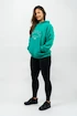 Hanorac pentru femei Nebbia GYM RAT Branded Oversized Hoodie green