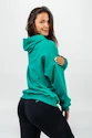 Hanorac pentru femei Nebbia GYM RAT Branded Oversized Hoodie green