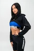 Hanorac pentru femei Nebbia GYM TIME Designer Cropped Hoodie black