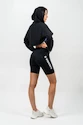 Hanorac pentru femei Nebbia GYM TIME Designer Cropped Hoodie black