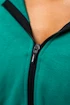 Hanorac pentru femei Nebbia ICONIC Cropped Zip-Up Hoodie green