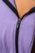 Hanorac pentru femei Nebbia ICONIC Cropped Zip-Up Hoodie purple