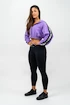 Hanorac pentru femei Nebbia ICONIC Cropped Zip-Up Hoodie purple