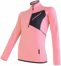 Hanorac pentru femei Sensor Tecnostretch 1/2 Zip Strawberry Ice