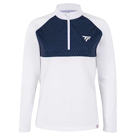 Hanorac pentru femei Tecnifibre Pro Thermo Zipper LS W White