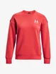 Hanorac pentru femei Under Armour  Essential Fleece Crew-RED