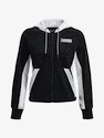 Hanorac pentru femei Under Armour  Rival + FZ Hoodie-BLK