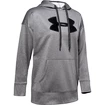 Hanorac pentru femei Under Armour  Synthetic Fleece Chenille Logo PO Hooodie grey