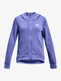 Hanorac pentru fete Under Armour Rival Fleece LU FZ Hoodie-BLU