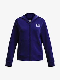 Hanorac pentru fete Under Armour Rival Terry FZ Hoodie-BLU