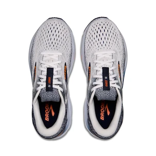 Încălțăminte de alergare pentru bărbați Brooks Ghost 16 White/Peacoat/Orange