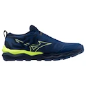 Încălțăminte de alergare pentru bărbați Mizuno  Wave Daichi 8 Navy Peony/Sharp Green/Dress Blues