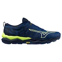 Încălțăminte de alergare pentru bărbați Mizuno  Wave Daichi 8 Navy Peony/Sharp Green/Dress Blues  UK 7