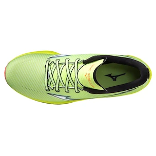 Încălțăminte de alergare pentru bărbați Mizuno  Wave Rebellion Neo Lime/White  UK 12