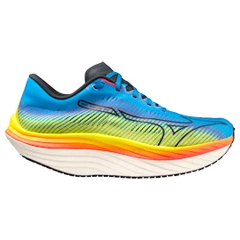 Încălțăminte de alergare pentru bărbați Mizuno Wave Rebellion Pro Bolt 2 (Neon)/Ombre Blue/Jet Blue