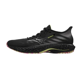 Încălțăminte de alergare pentru bărbați Mizuno Wave Rider 28 Black / Silver / Sunny Lime