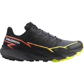 Încălțăminte de alergare pentru bărbați Salomon Thundercross Black / Quiet Shade / Neon Flame