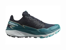 Încălțăminte de alergare pentru bărbați Salomon THUNDERCROSS Carbon/TahitianTide/Peacock Blue